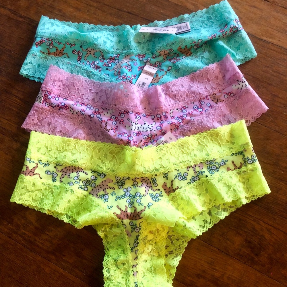 3 NWT Victoria’s Secret “Cheeky” Panties - Picture 4 of 4